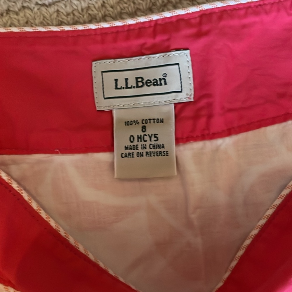 LL bean shell pattern skirt - Picture 6 of 9